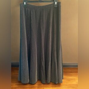 Chico's Black Metallic Skirt Size 2